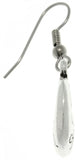 Jewelry Trends Pewter ' Laugh Often - Love Much ' Inspirational Message Dangle Earrings