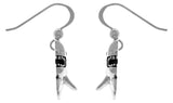 Jewelry Trends Sterling Silver Great White Shark Dangle Earrings Ocean Life Jewelry