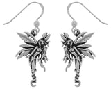 Jewelry Trends Sterling Silver Firefly Fairy Dangle Earrings Artist Amy Brown