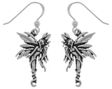 Jewelry Trends Sterling Silver Firefly Fairy Dangle Earrings Artist Amy Brown