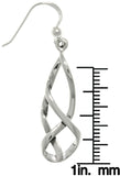 Jewelry Trends Sterling Silver Celtic Balance Knot Dangle Earrings