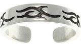 Jewelry Trends Sterling Silver Tribal Celtic Design Adjustable Toe Ring