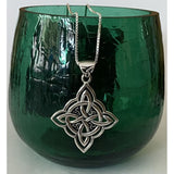 Jewelry Trends Celtic Trinity Knot Symbol Spiritual Sterling Silver Pendant Necklace 18"