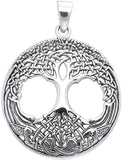 Jewelry Trends Sterling Silver Celtic Tree of Life Pendant