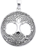 Jewelry Trends Sterling Silver Celtic Tree of Life Pendant