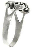Jewelry Trends Sterling Silver Open Butterfly Wings Adjustable Toe Ring
