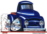 Kool Art - Blue F100 Pickup Truck - Sticker / Decal