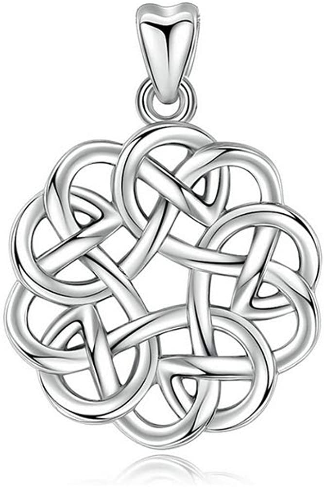 Jewelry Trends Sterling Silver Pendant Necklace 18"