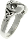 Jewelry Trends Celtic Triquetra Trinity Knot Infinity Sterling Silver Ring