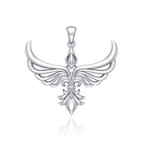 Jewelry Trends Rising Phoenix Sterling Silver Modern Style Pendant