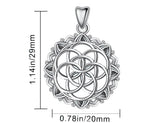 Jewelry Trends Sterling Silver Pendant Necklace 18"