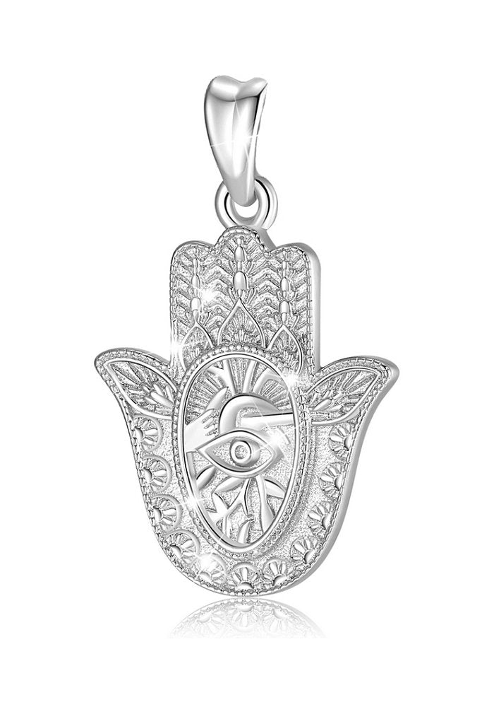 Jewelry Trends Sterling Silver Pendant Necklace 18"