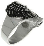Archangel Ring - Stainless Steel Arch Angel Wings Ring Whole Sizes 9 - 13 Archangel Jewelry