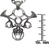 Dragon Necklace - Gothic Viking Dragon Pendant on 23 Inch Chain Necklace