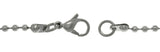 Jewelry Trends Pewter Infinity Angel with Wings Pendant on Steel Ball Chain Necklace
