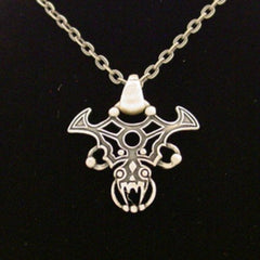 Dragon Necklace - Gothic Viking Dragon Pendant on 23 Inch Chain Necklace