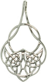 Jewelry Trends Celtic Teardrop Knot Sterling Silver Pendant