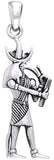 Jewelry Trends Egyptian Thoth God of Wisdom Sterling Silver Pendant
