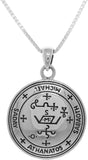 Jewelry Trends Archangel Michael Sigil Arch Angel Sterling Silver Pendant Necklace