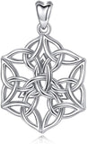 Jewelry Trends Celtic Trinity Knot Protection Sterling Silver Pendant Necklace 18"