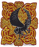 Celtic Fire Black Pegasus Decorative Sticker Decal By Delight's Fantasy Art