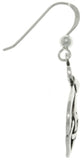 Jewelry Trends Sterling Silver Celtic Knot Weave Dangle Earrings
