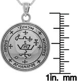Jewelry Trends Archangel Michael Sigil Arch Angel Sterling Silver Pendant Necklace