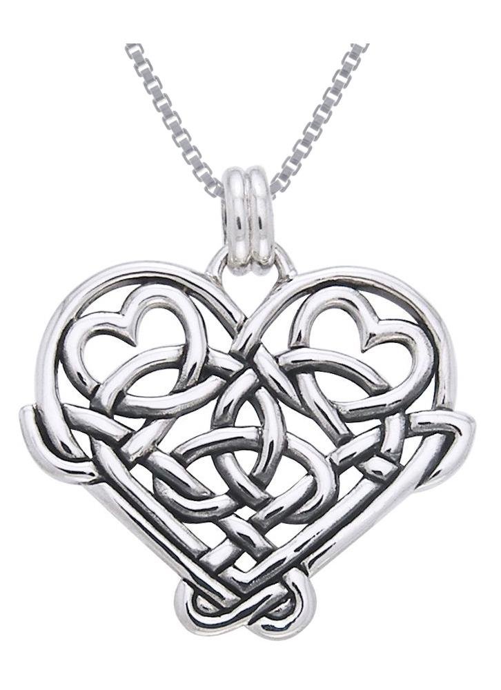 Silver Celtic Love Knot Pendant