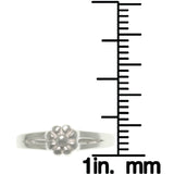 Flower Ring Adjustable - Sterling Silver Spring Flower Adjustable Toe, Pinky, or Midi Ring