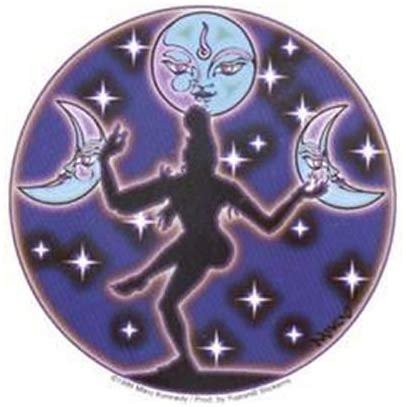 Moon Dance Decorative Sticker Decal By Mikio Kennedy