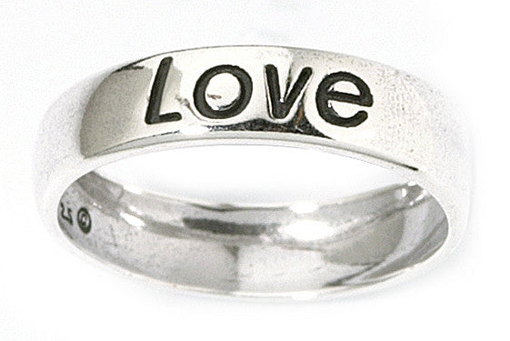 Jewelry Trends Sterling Silver Love Ring Whole Sizes 5 - 10 Word Message Jewelry